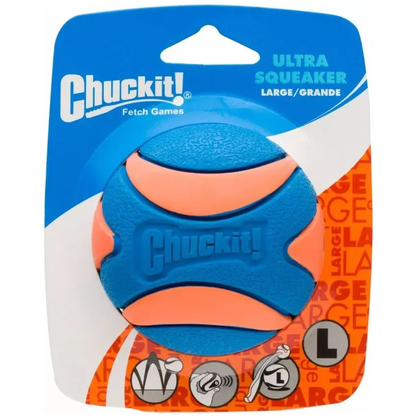 Juguete Perros Chuckit Ultra Squeaker Sonido Talla L Large