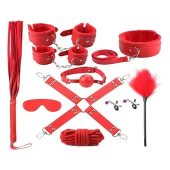 Kit Sadomasoquismo Bondage BDSM 10 piezas