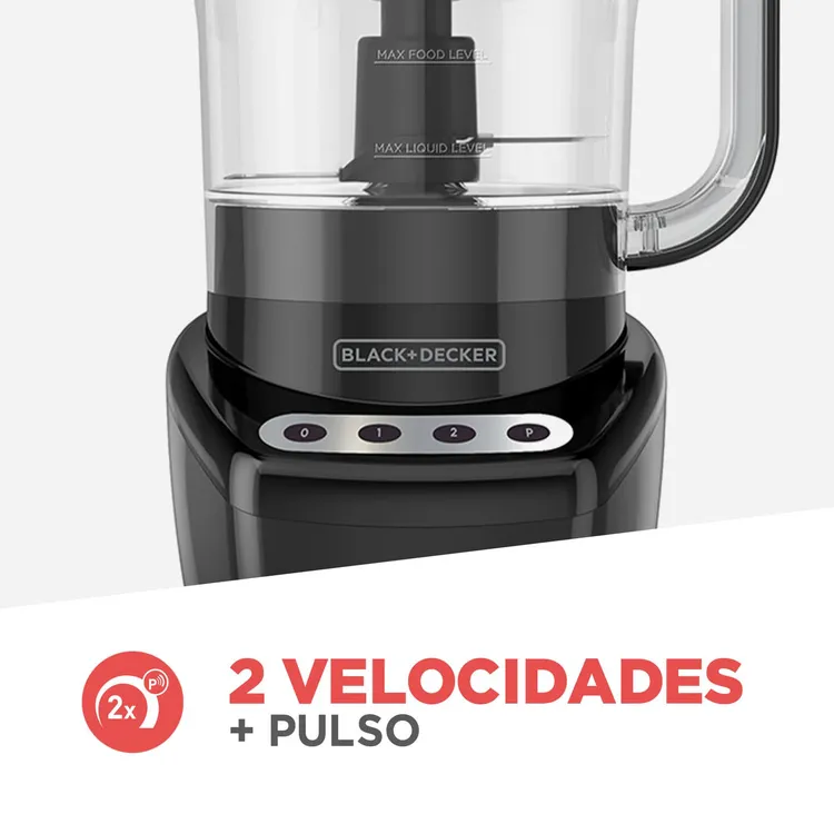 Procesador de Alimentos BLACK+DECKER FP4200B-LA Negro