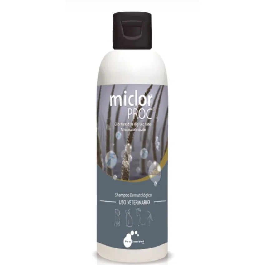 Miclor Proc Shampoo Antifungico Perros Gatos 500Ml