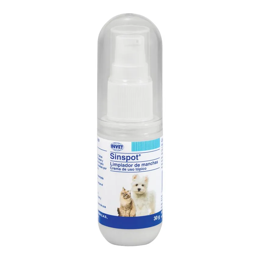 Sinspot Limpiador Manchas Contorno Ojos Perros Gatos 30G