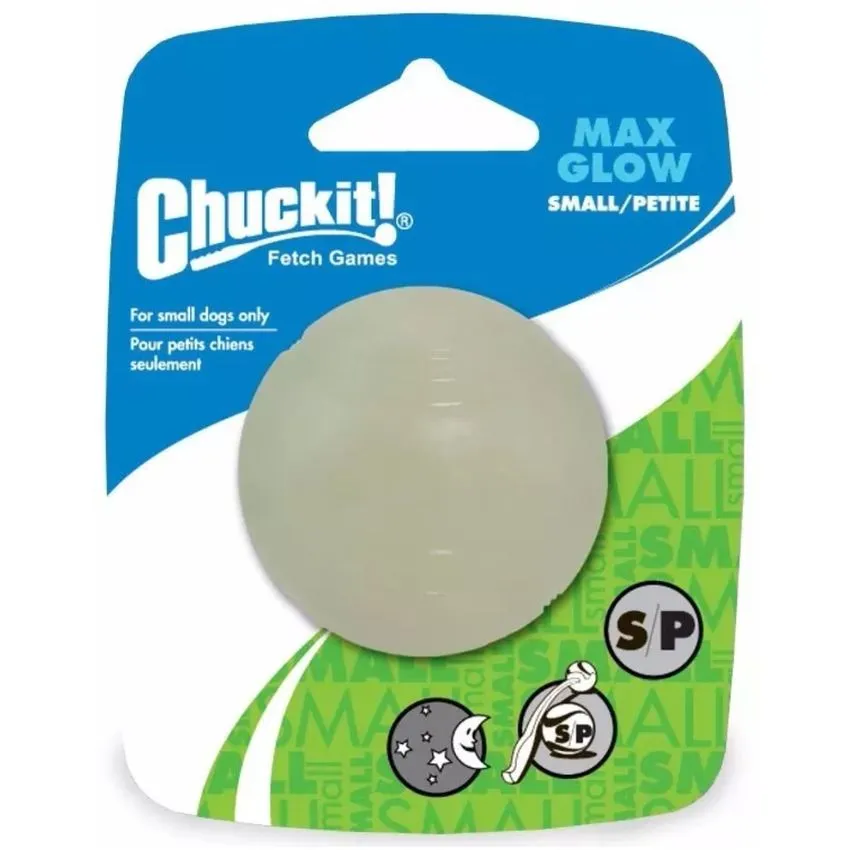 Chuckit Max Glow Juguete Perros Fluorecente Talla S