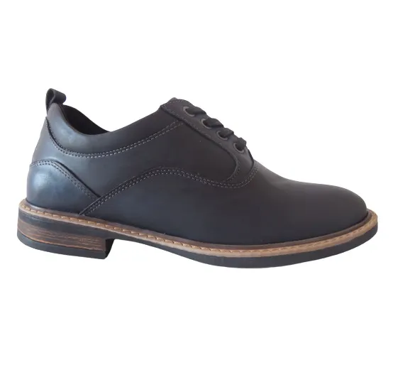 Zapato Casual-Formal Para Hombre En Cuero CALZADO GUERREROS OH-901 Azul Oscuro