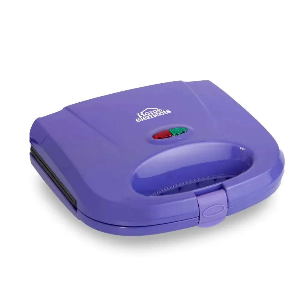 Sanduchera Platos Grill Home Elements Violet Hesm 117V