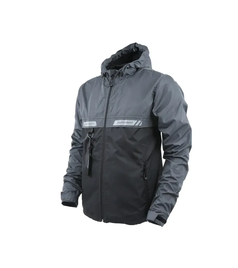 Cortavientos Para Moto Euro Gris Negro Pigmalion