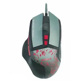 Mouse Gamer K80 Rgb 7 Botones Metálico Alámbrico