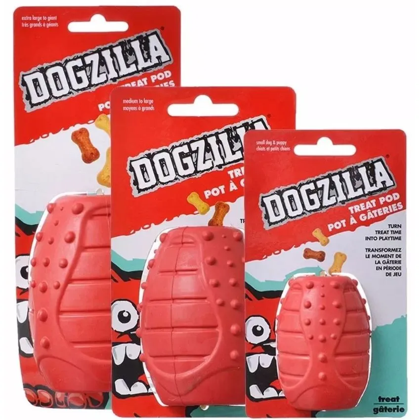 Dogzilla Treatpod Juguete Goma Resistente Interactivo S