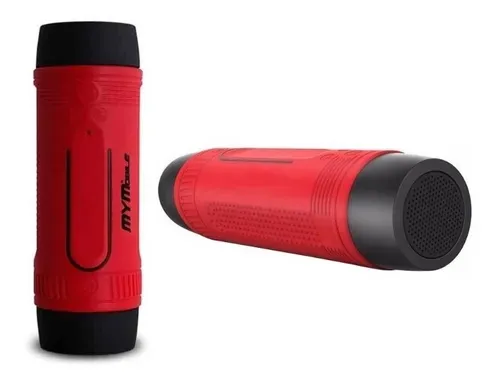 Parlante Para Bicicleta Con Bluetooth Linterna Power Bank