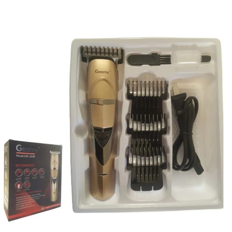 Patillera Perfilador Cortar Barba Recargable Inalambrica Geemy GM-6589