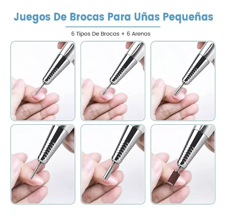 Pulidor De Uñas Inalambrico Máquina Profesional 35000 Rpm