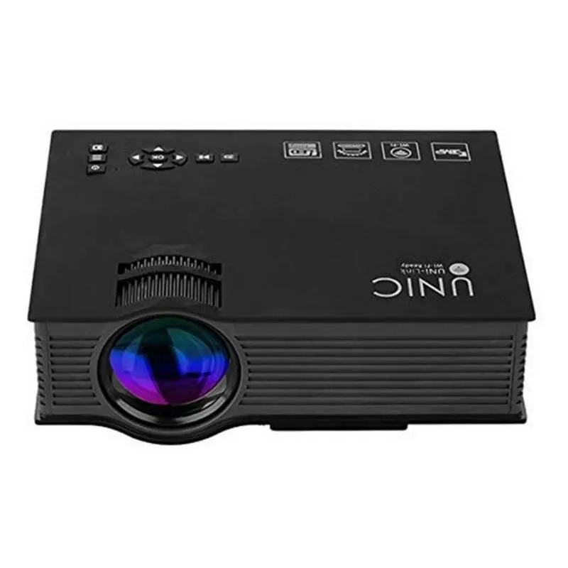 Miniproyector Portátil Uc68 LED Para El Hogar 1080p 1200 Lumines Uc68