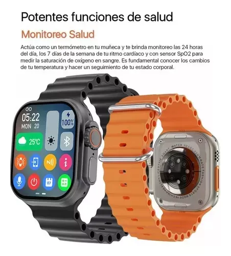 Reloj Inteligente T800 Ultra Series 8 Smartwatch 49mm Touch