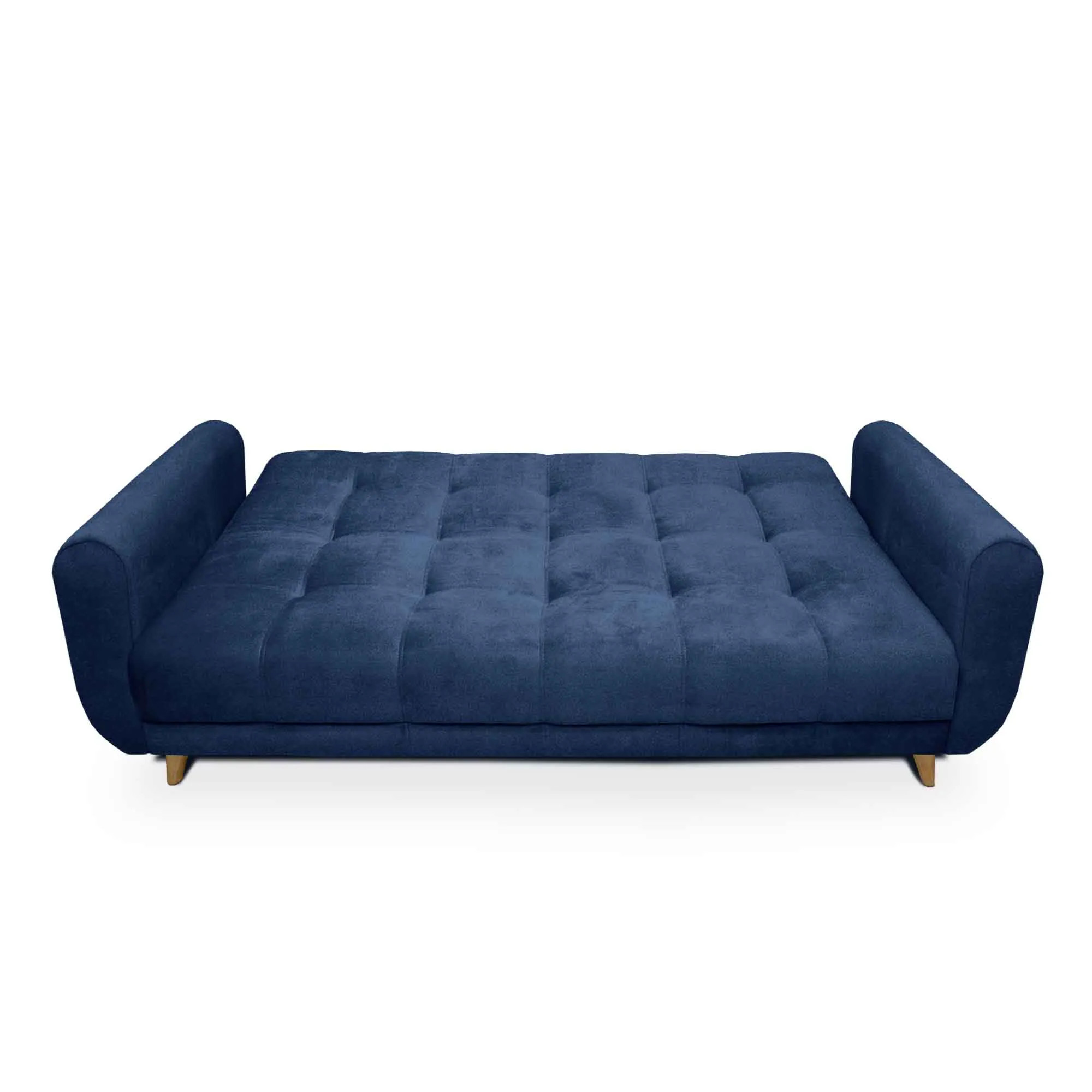 Sofa Cama Comfort Sistema Clic Clac Azul Turqui