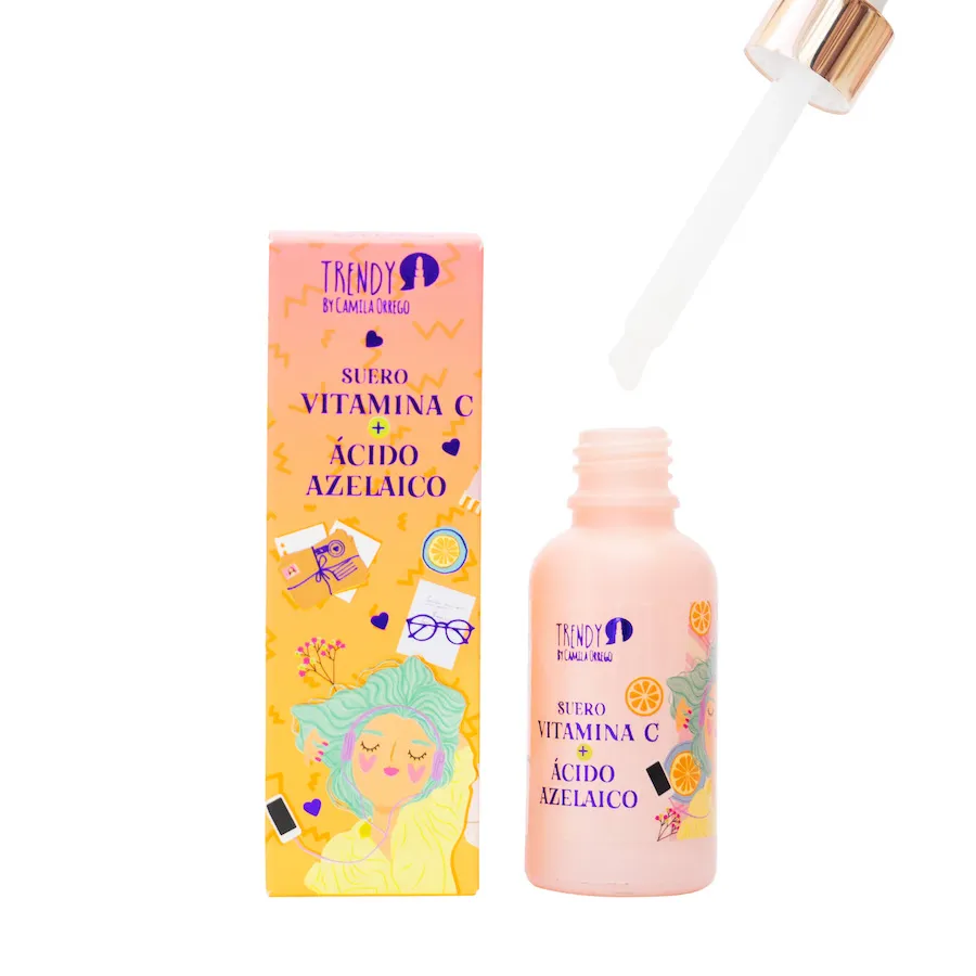 Suero de Vitamina C + Ácido Azelaico Trendy 30ml Ref SVA1330