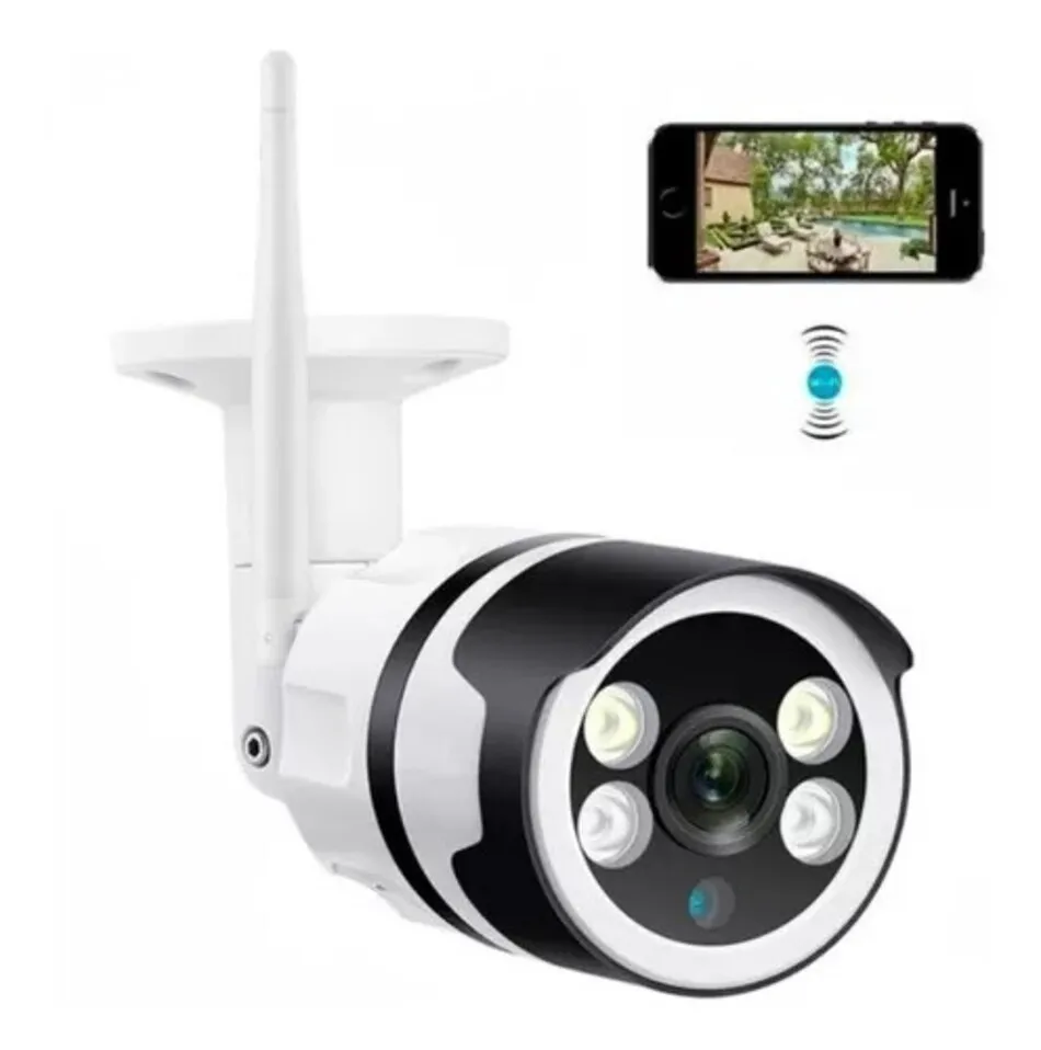 Camara Exterior Tipo Bala Ip Wifi Hd Con Vision Nocturna – Panoramica