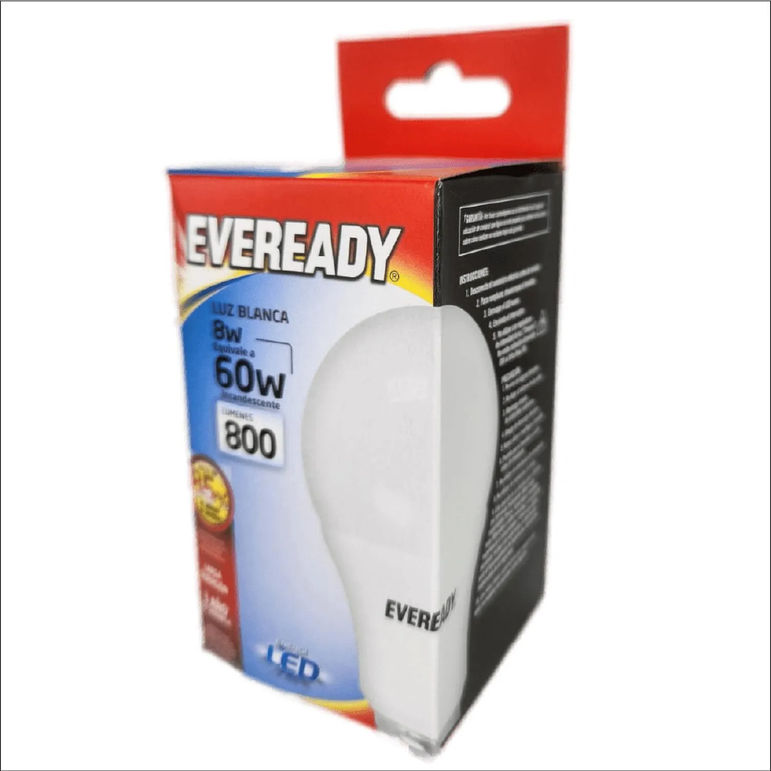 Bombillo LED EVEREADY 8W 800 Lumens x1 Und