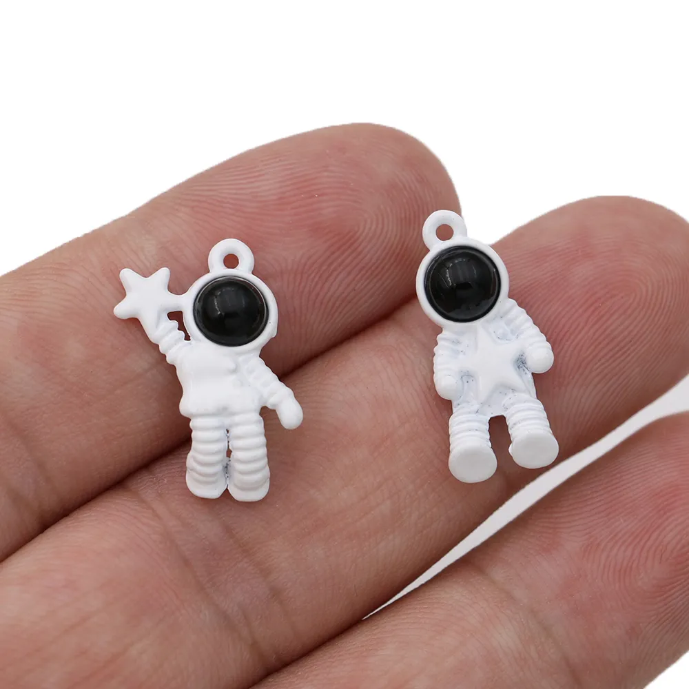 Collar Astronautas Pareja Cadena Acero + Estuche Dayoshop