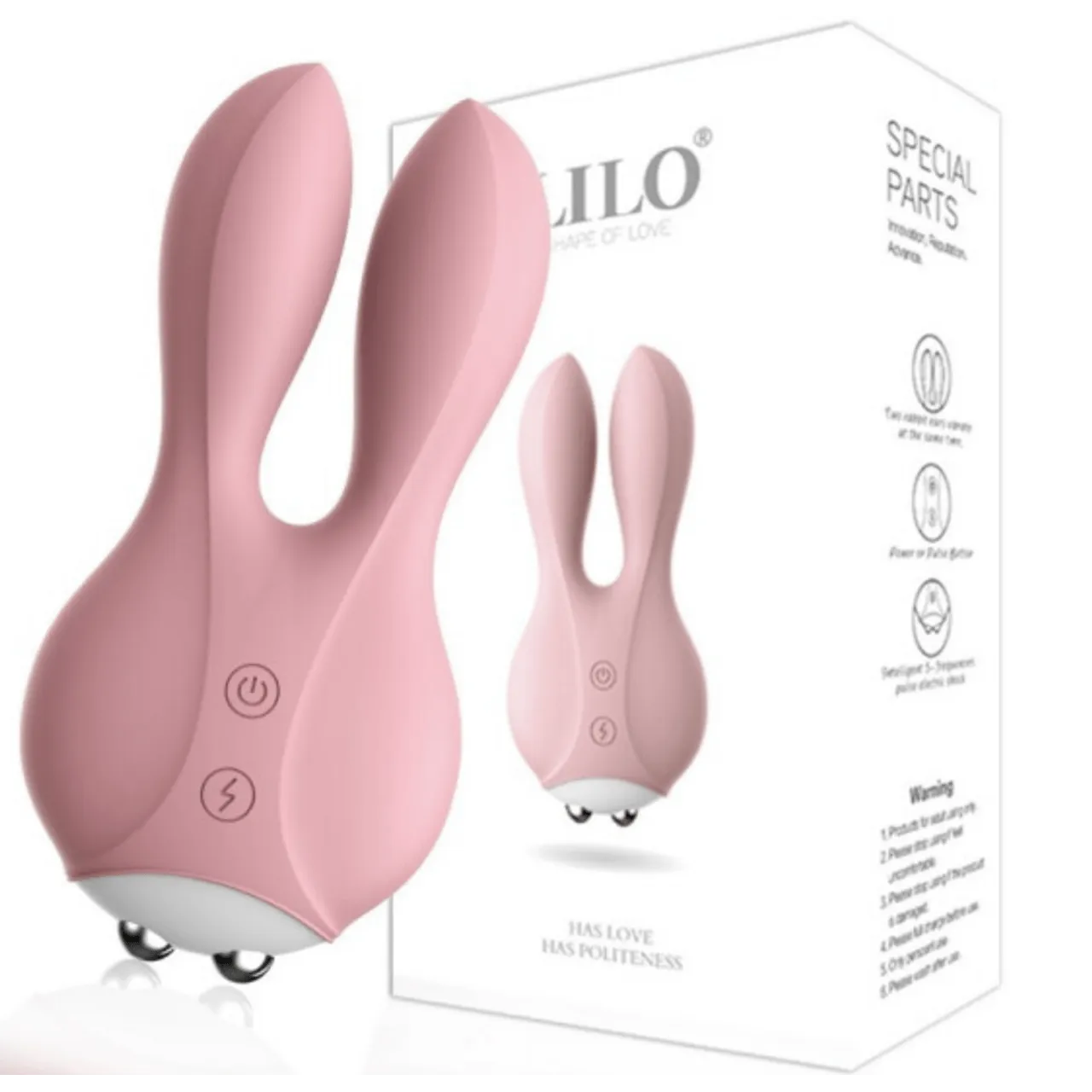 Conejito Vibrador Con Shock Eléctrico LILO