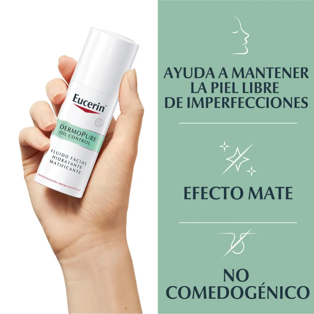 Eucerin Fluido Facial Hidratante Matificante Frasco 50 Ml