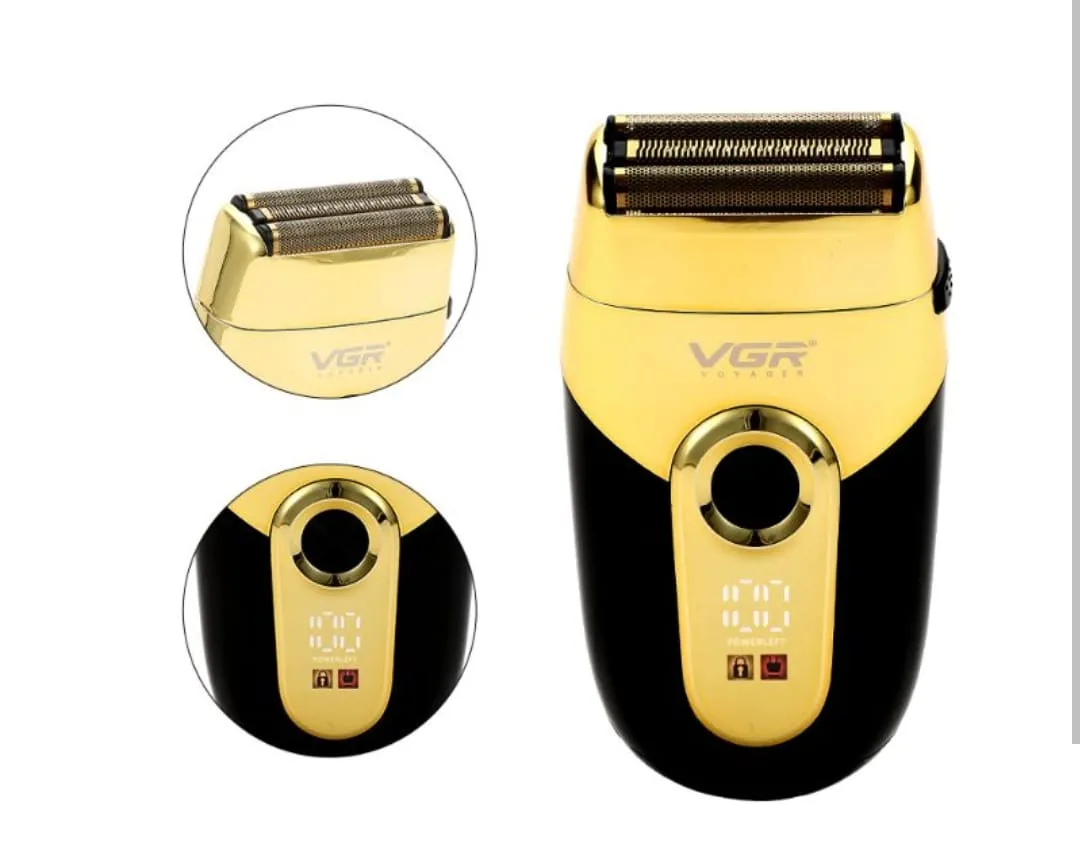 Maquina De Afeitar Shaver Vgr383 Digital Profesional Barbera