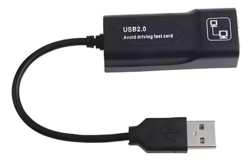 Tarjeta Adaptador Convertidor Lan Rj45 Usb 2.0 + Cable Lan