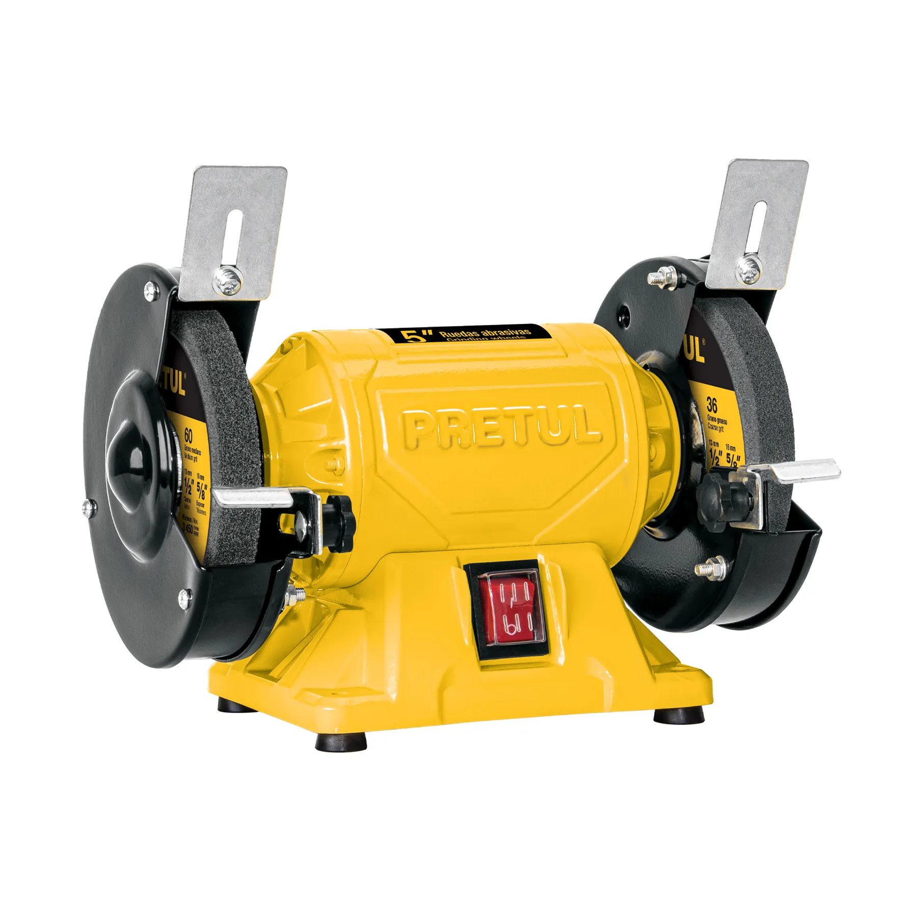 Esmeril De Banco De 5" De 1/6 Hp (120 W), Pretul