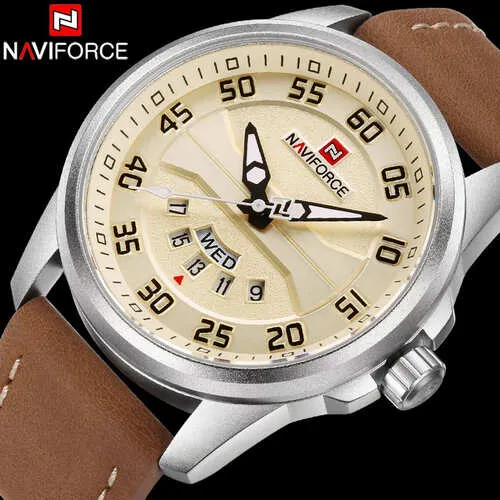 Reloj Naviforce Original NF9124 Cafe