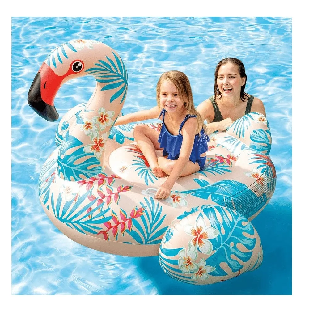 Flotador Inflable Flamenco Playa Tropical De Alberca Intex