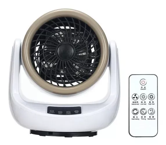 Mini Calentador De Ambiente Y Ventilador Con Control Remoto