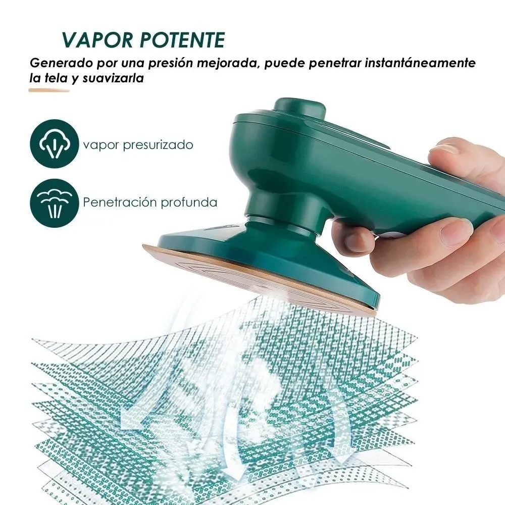 Mini Plancha De Vapor Portátil De Mano Viajera