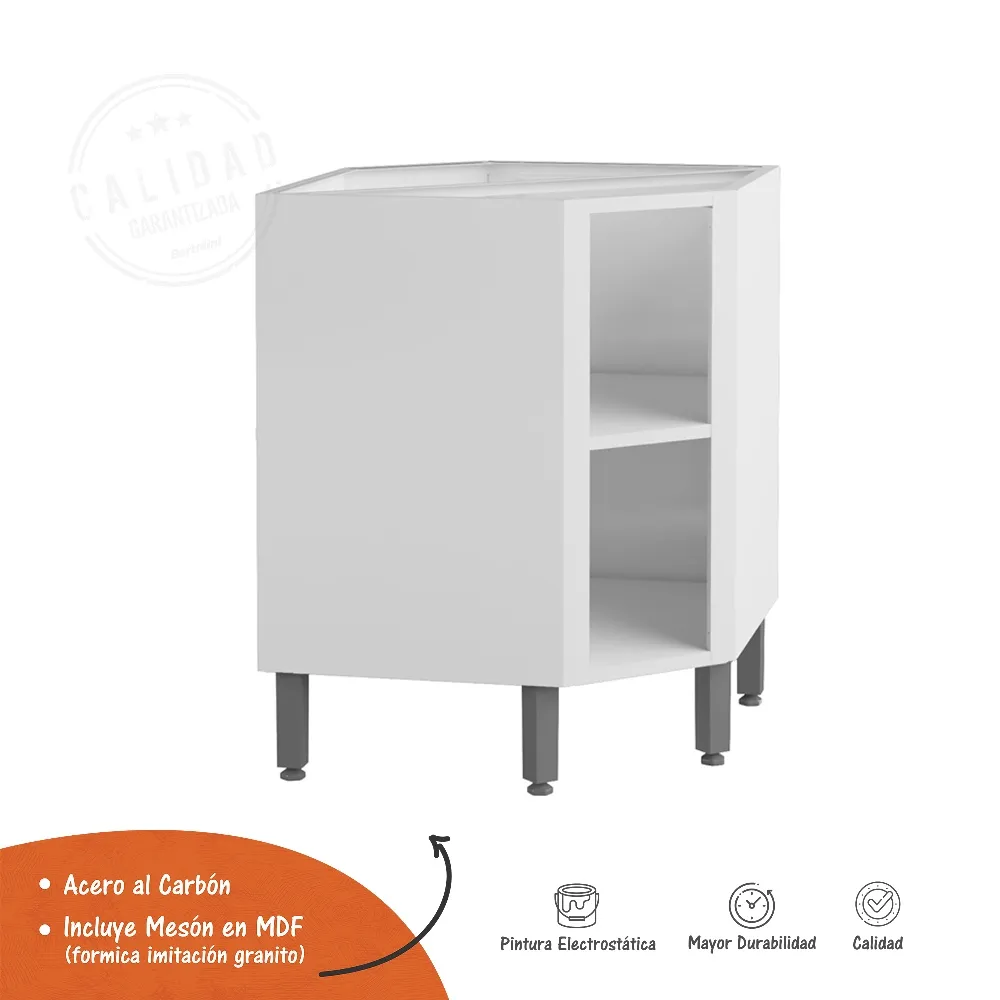 Mueble Esquinero Inferior Evidence Plus Blanco