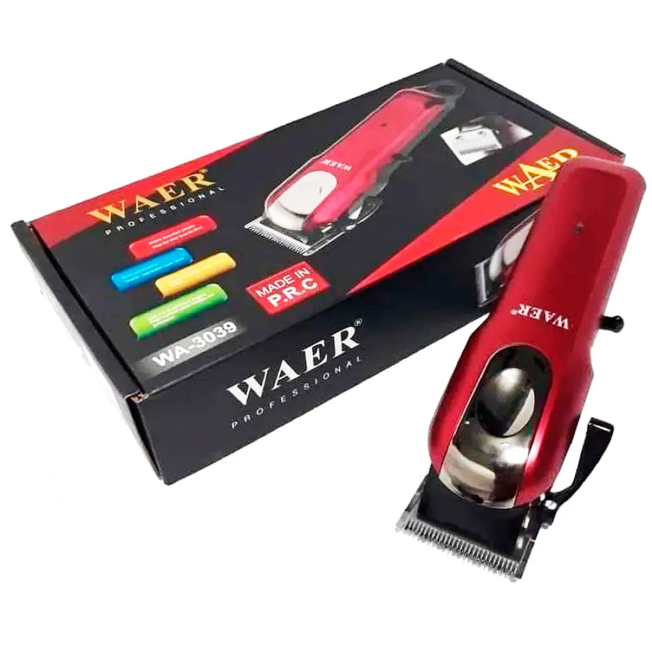 Maquina Peluqueria Cortadora De Pelo Waer Wa-3039 Recargable