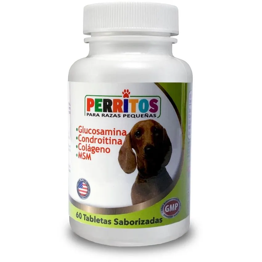 Perritos Vitaminas Glucosamina Condroitina Colágeno MSM