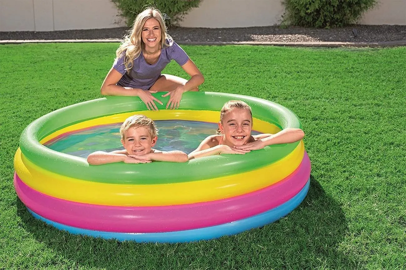 Piscina Inflable Redonda Bestway 51117 Multicolor 