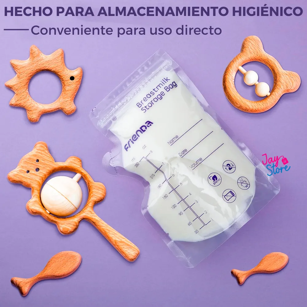 Setx50 Bolsas De Almacenamiento De Leche Materna Hermético