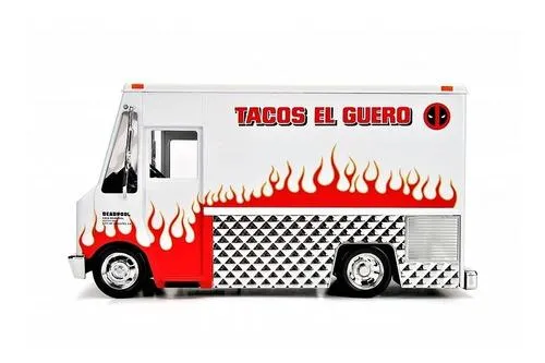 Juguete Deadpool Taco Truck 99730 Escala  1:24 Original