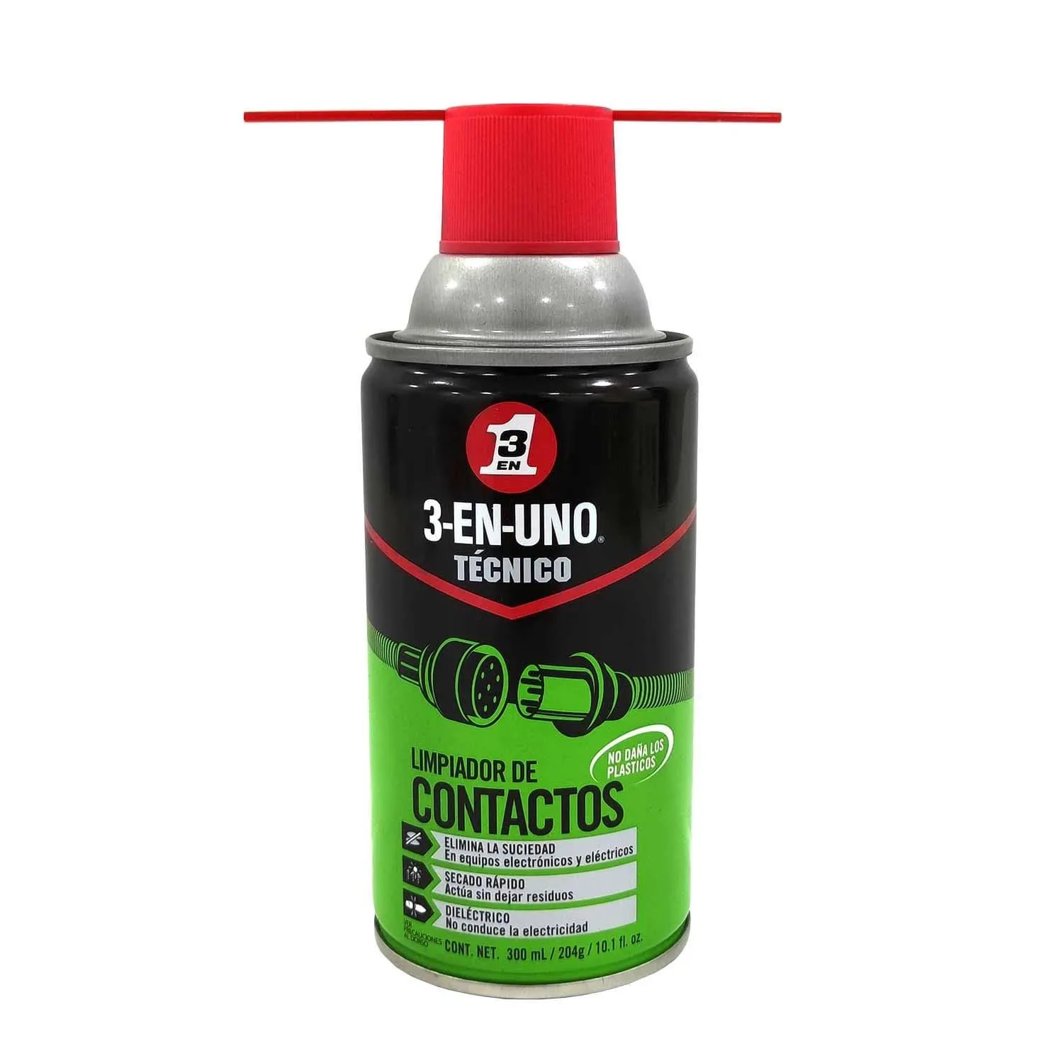 Limpiador de Contactos 3-En-Uno Técnico 300 ml