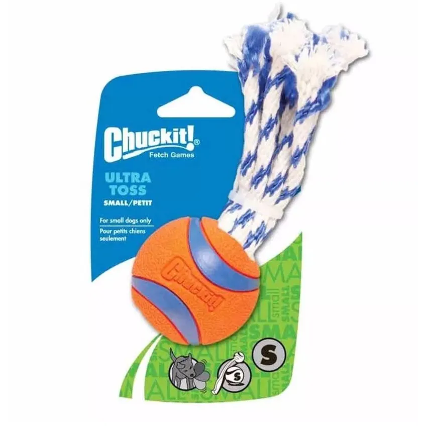 Juguete Perros Chuckit Ultra Toss Pelota Cuerda Small