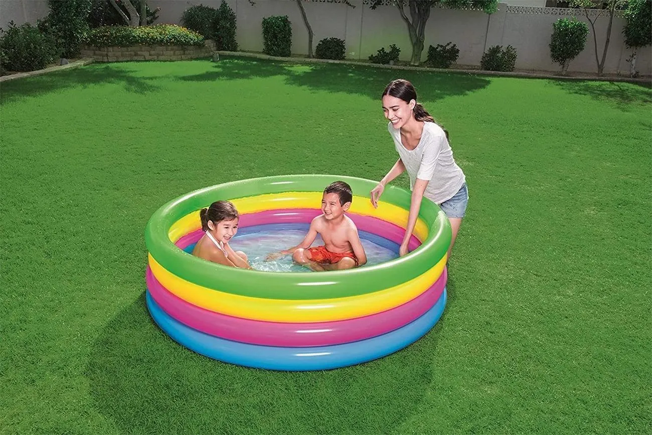 Piscina Inflable Redonda Bestway 51117 Multicolor 