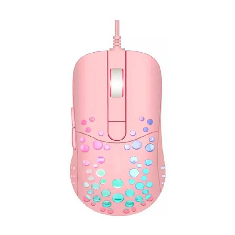 Mouse Gamer Weibo Rosado Wb-905