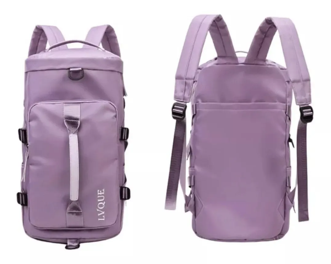 Maleta Maletin Bolso De Viaje Deportivo Grande Color Morada