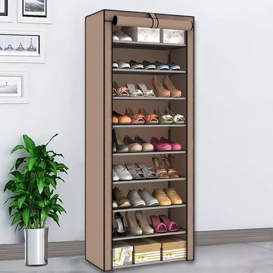 Organizador Zapatos En Tela Diseño Torre Zapatero Apilable