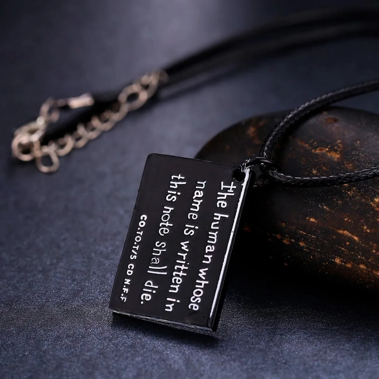 Collar Death Note Libro Placa Unisex + Estuche