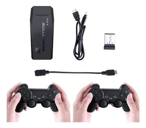 Consola Video Juegos Retro Hdmi Con Controles Inalambricos 4k Portatil Mas Juegos 