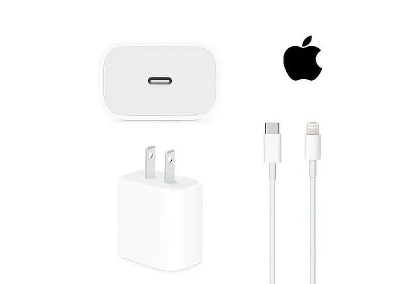 Cargador Iphone 20w Carga Rapida + Cable 1 Metro