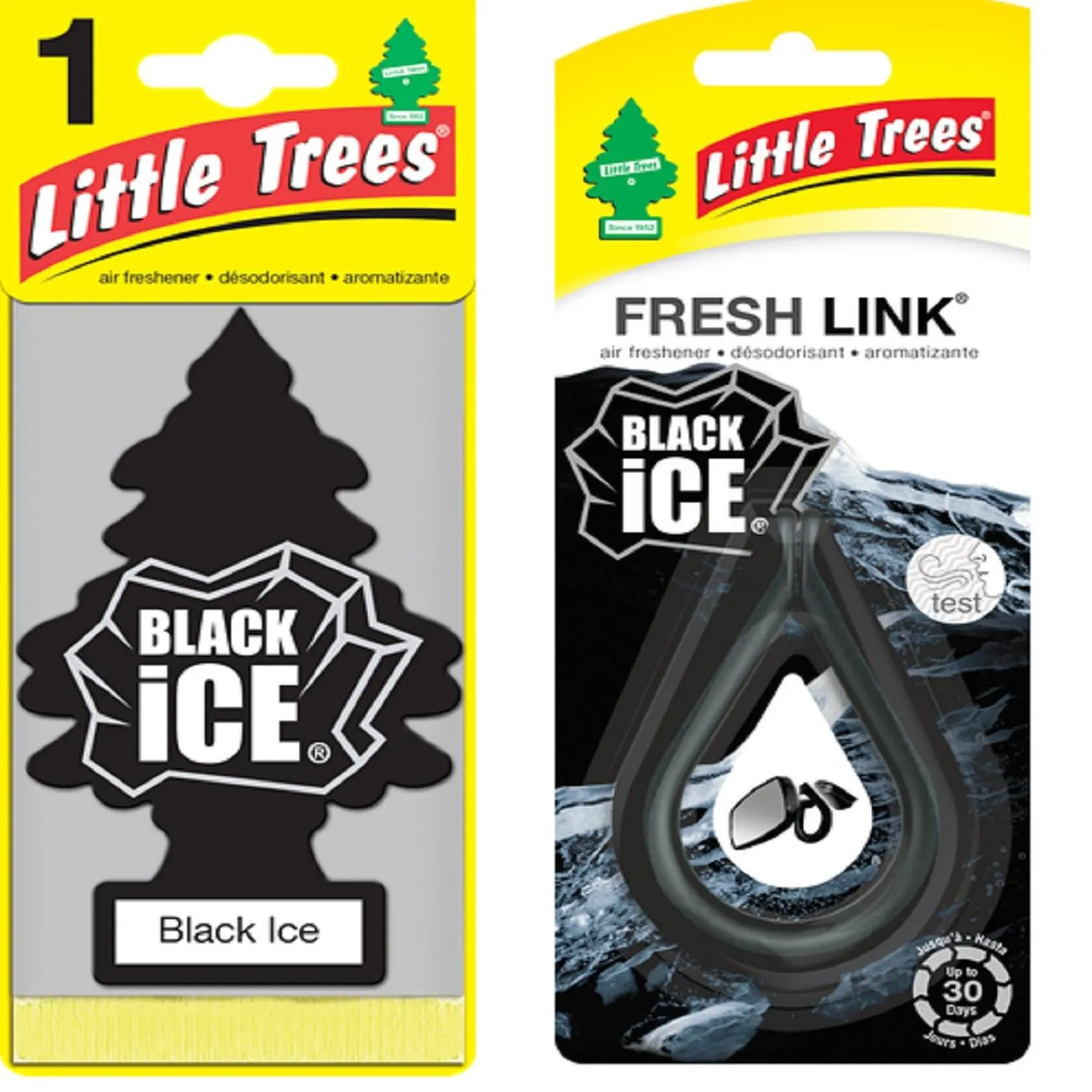 Kit Ambientador Little Trees Pino + Fresh Link Black