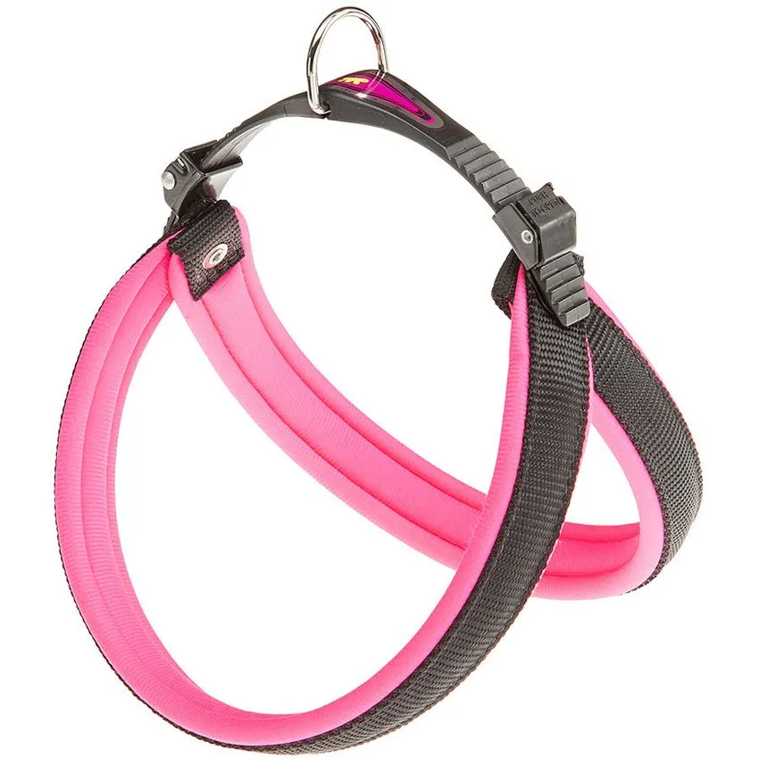 Arnes Pechera Regulable Perro Ferplast Agila Fluo 9 Fucsia