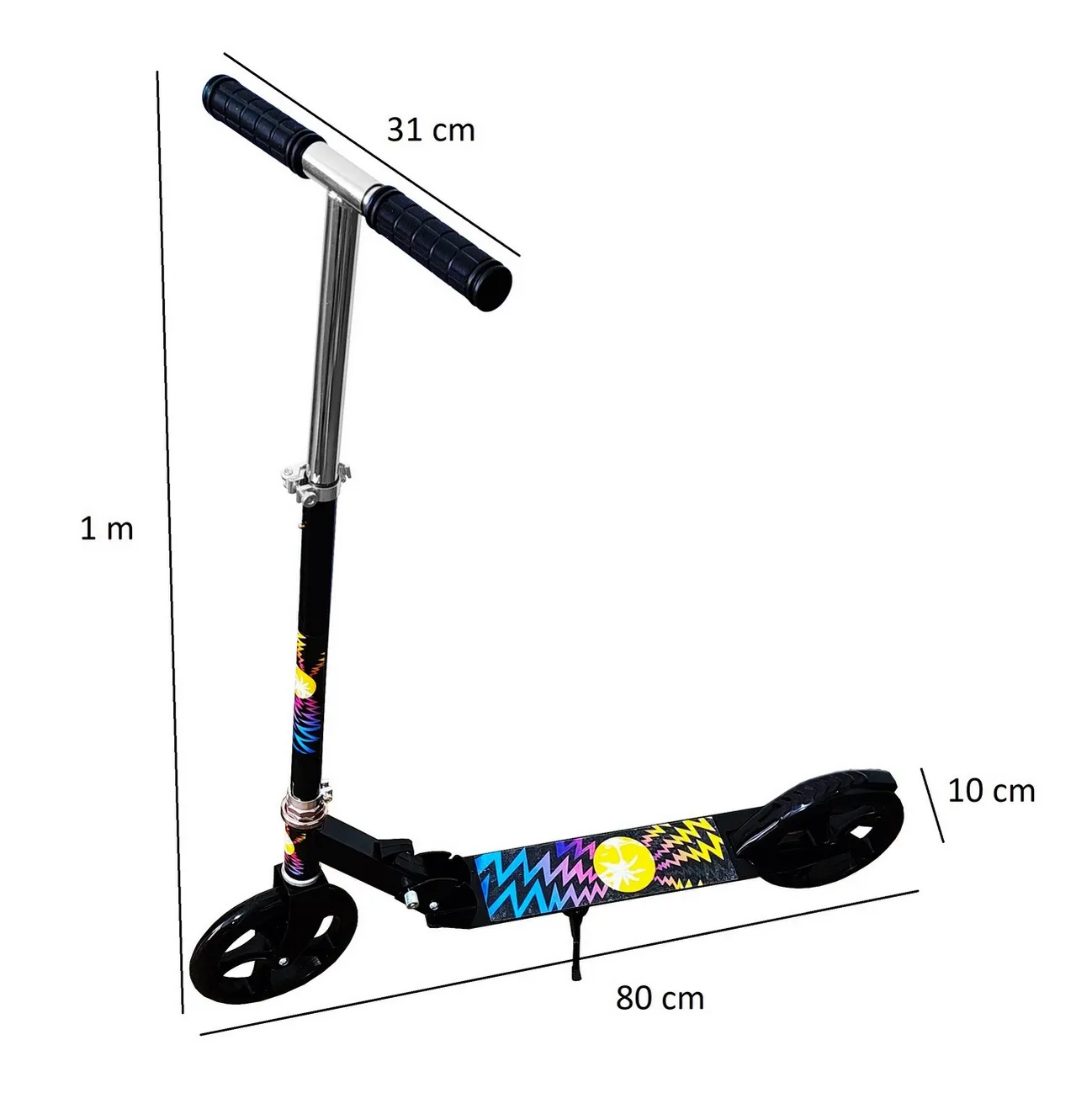 Scooter Patineta 2 Ruedas Portable Tematica Monopatin