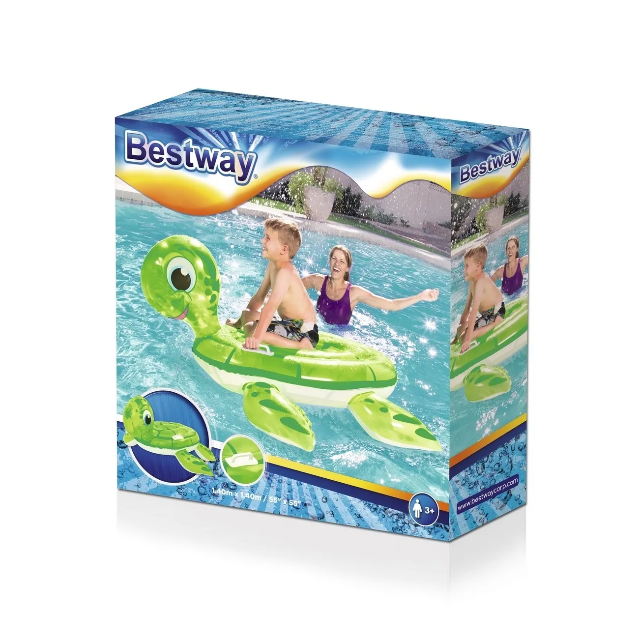 Flotador Piscina Inflable Bestway 41041 Tortuga