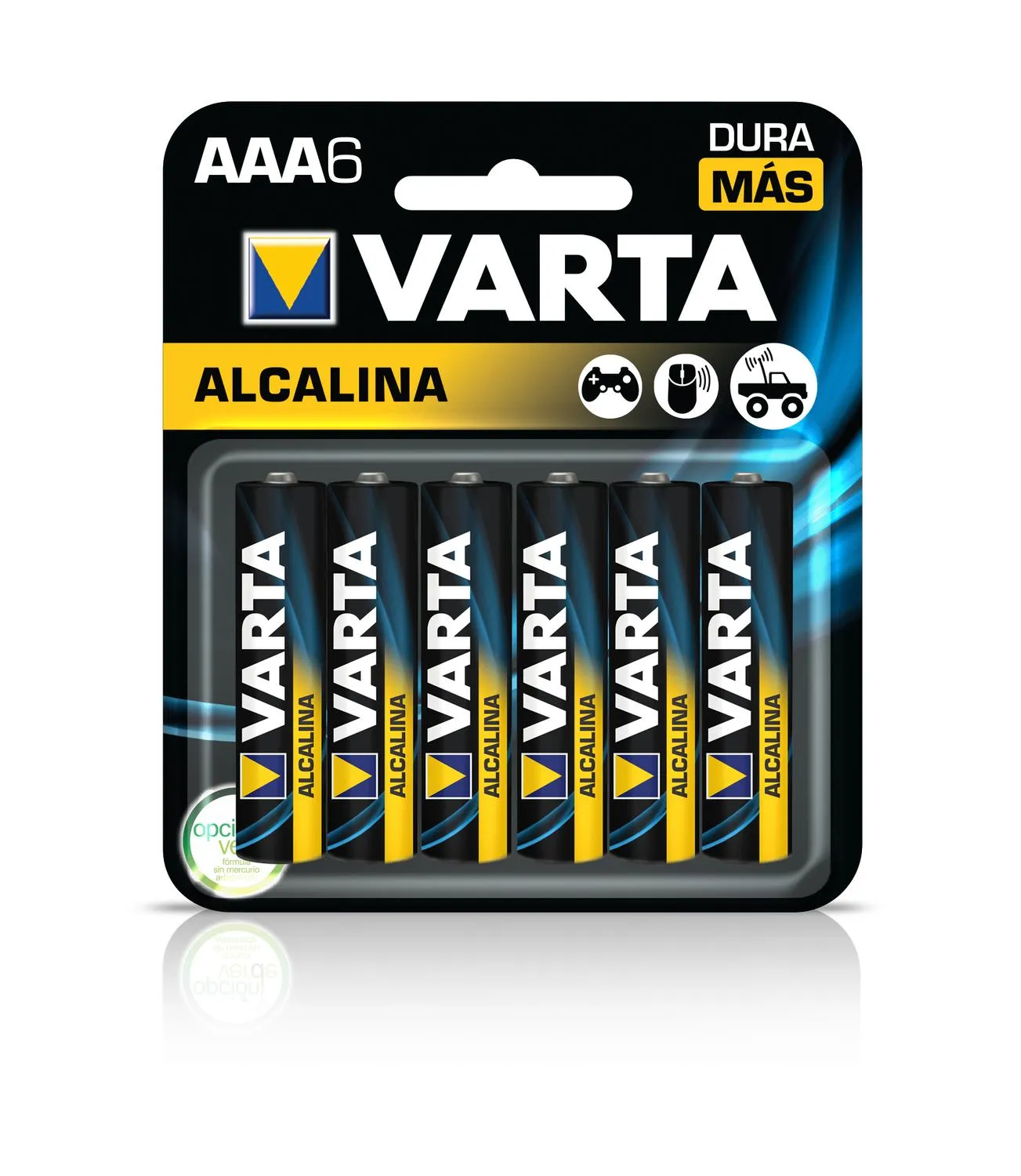 Pilas Alcalina Varta AAA X 6 Und